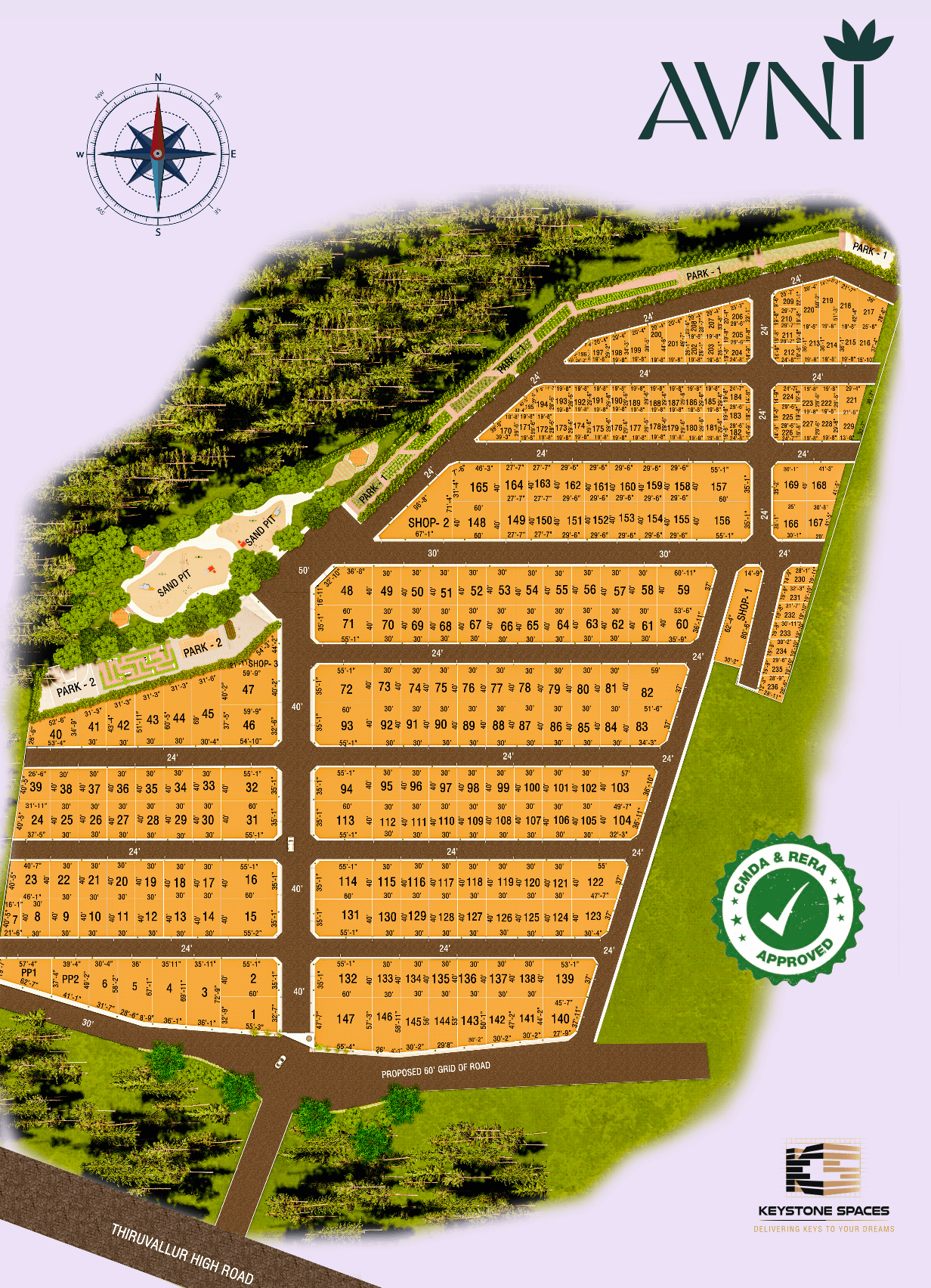 Avni KeyStone Spaces Master Plan Avni KeyStone Spaces Master Plan